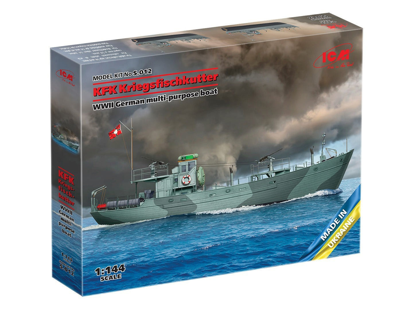ICM 1:144 KFK Kriegsfischkutter WWII German Multi-Purpose Boat - ICMS012