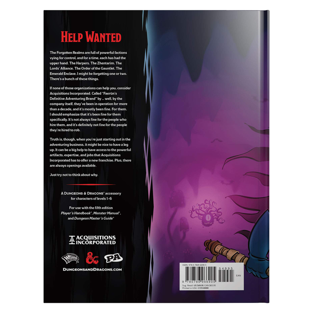 Dungeons & Dragons Book - Acquisitions Incorporated - Loaded Dice