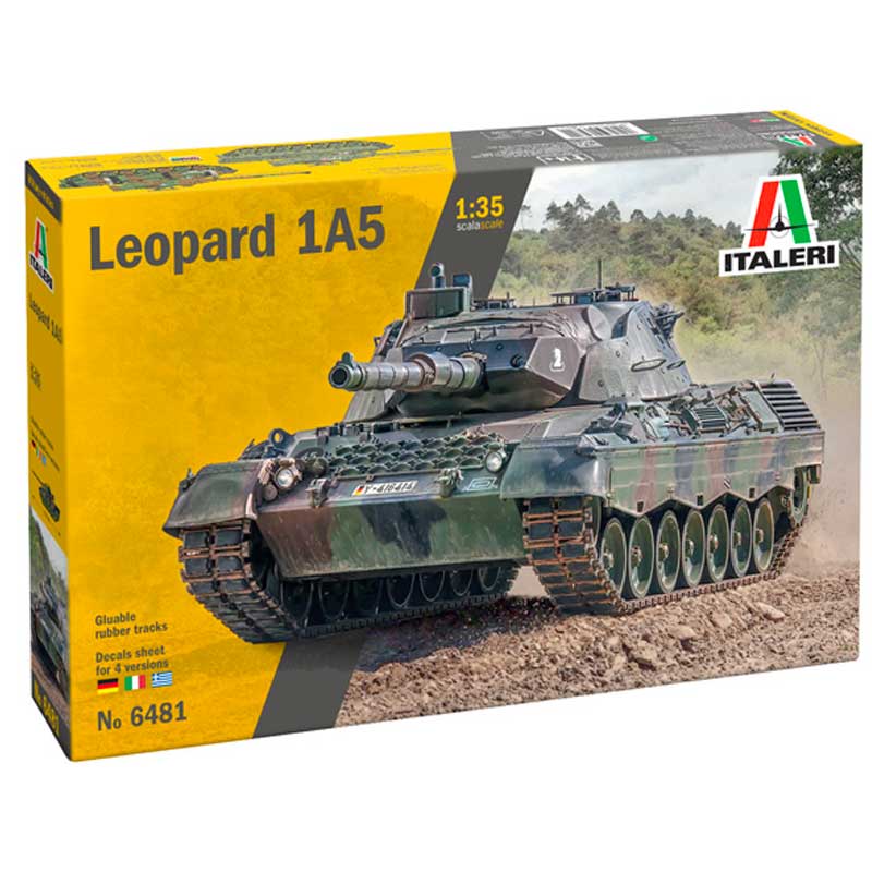 Italeri Leopard 1A5 - 1:35 Scale - Loaded Dice Barry Vale of Glamorgan CF64 3HD