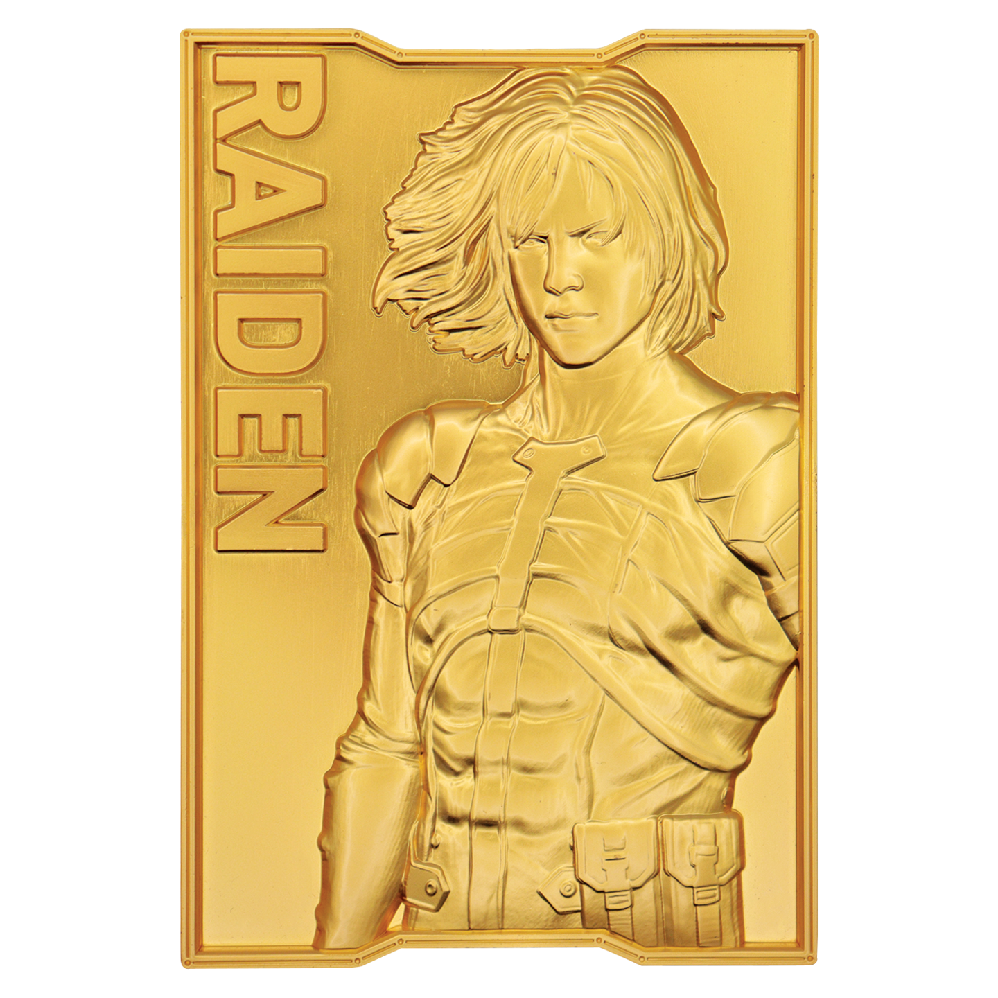 Metal Gear Solid 2 - 24k Gold Plated Raiden Ingot - Loaded Dice