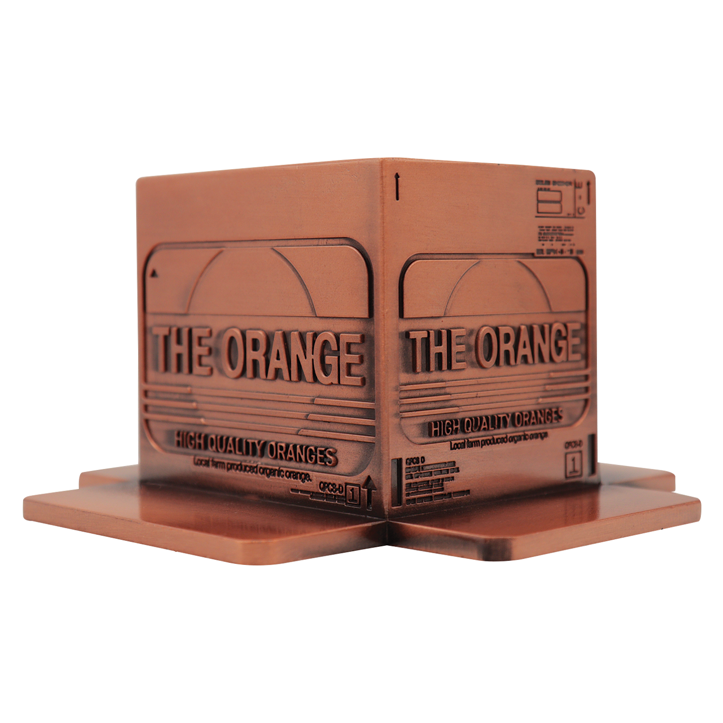 Metal Gear Solid 2 - Replica Antique Gold Plated Cardboard Box