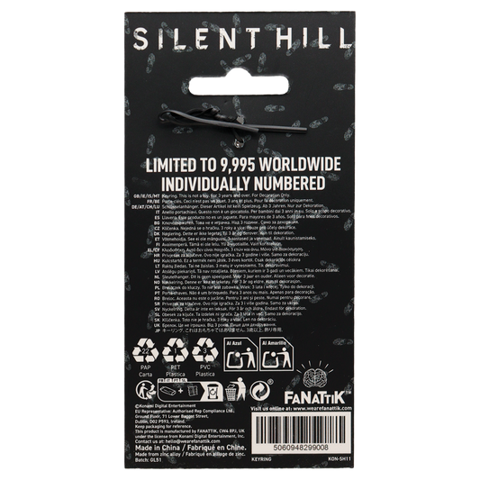 SILENT HILL 2 - Limited Edition Hotel Keychain - Red Edition - Loaded Dice