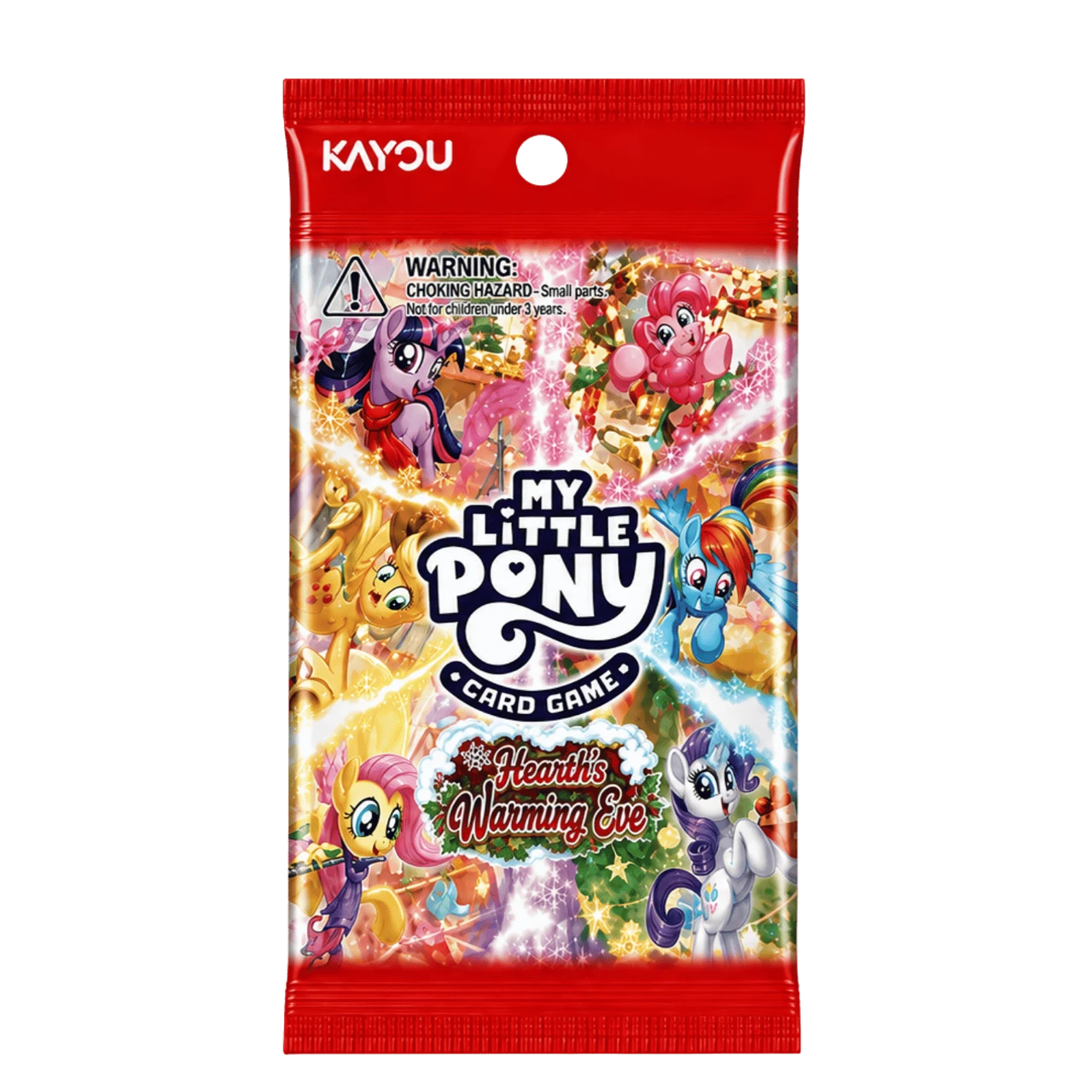 My Little Pony Trading Card Game - Hearth's Warming Eve - Foil Booster Box (20 Packs) - Series 4 – single foil booster pack