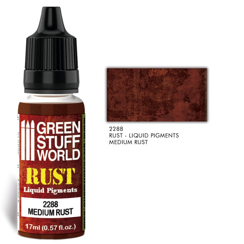 Green Stuff World Liquid Pigments MEDIUM RUST - Loaded Dice