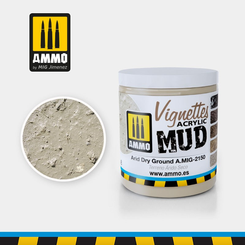 Vignettes Acrylic Mud - Arid Dry Ground - Loaded Dice Barry Vale of Glamorgan CF64 3HD