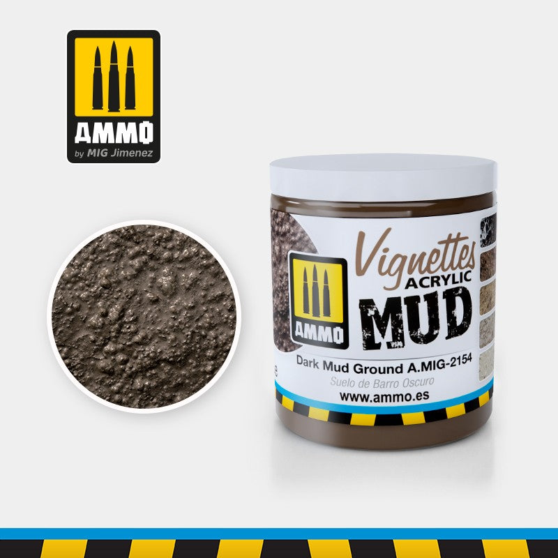 Vignettes Acrylic Mud - Dark Mud - Loaded Dice Barry Vale of Glamorgan CF64 3HD