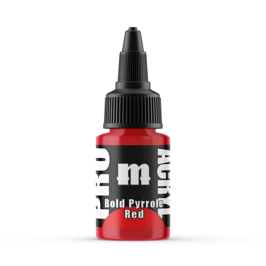 Pro Acryl - Bold Pyrrole Red 22ml - Loaded Dice