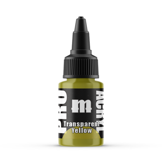 Pro Acryl - Transparent Yellow 22ml - Loaded Dice