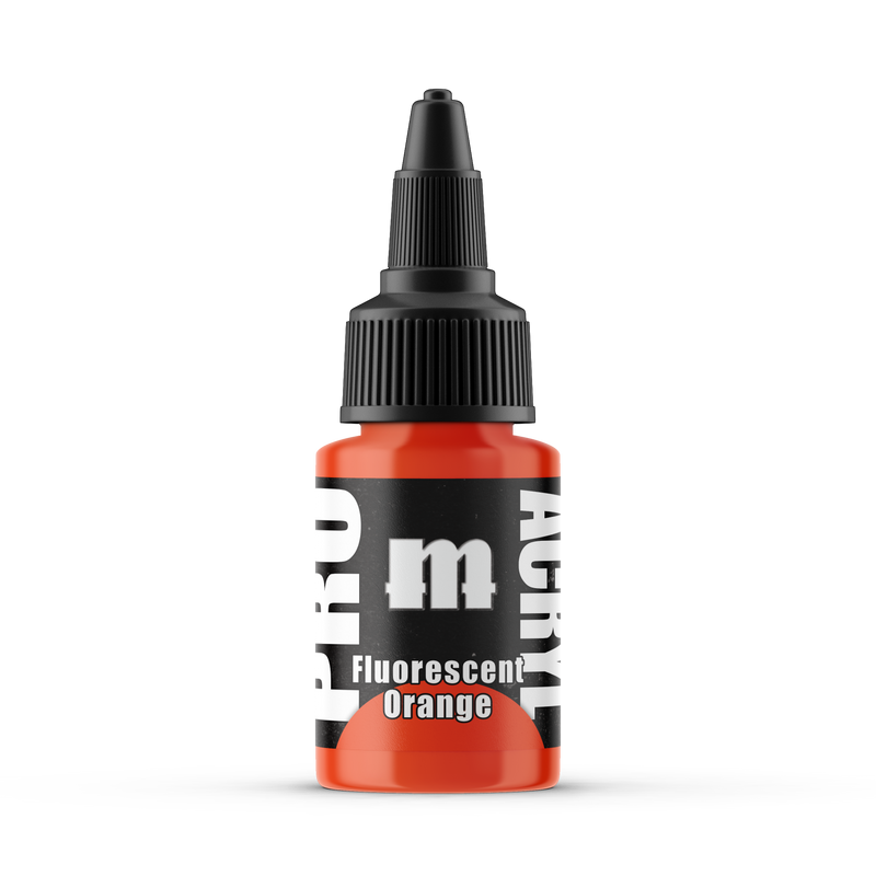 Pro Acryl - Fluorescent Orange 22ml - Loaded Dice