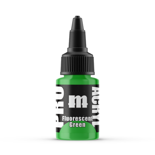 Pro Acryl - Fluorescent Green 22ml - Loaded Dice