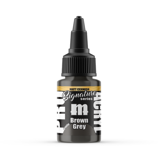 Pro Acryl Signature - Matt Cexwish - Brown Grey 22ml - Loaded Dice