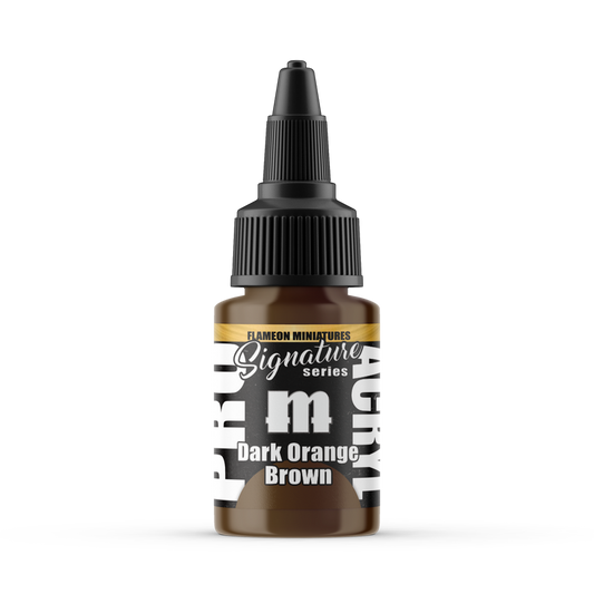 Pro Acryl Signature - Flameon - Dark Orange Brown 22ml - Loaded Dice