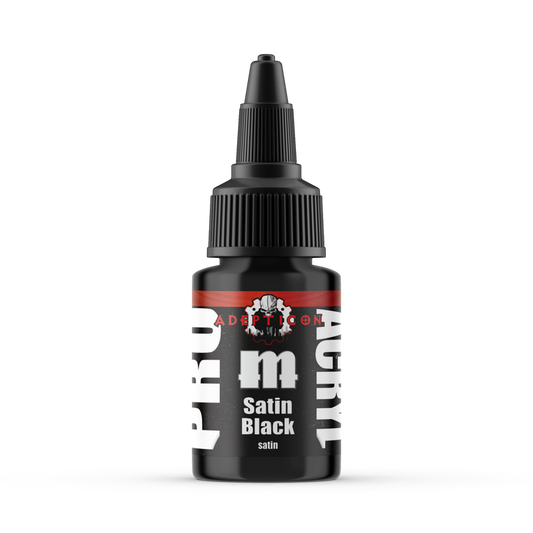 Pro Acryl Signature - Adepticon - Satin Black 22ml - Loaded Dice