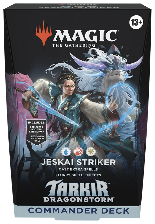 Magic The Gathering: Tarkir Dragonstorm Commander Deck - Jeskai Striker - Loaded Dice