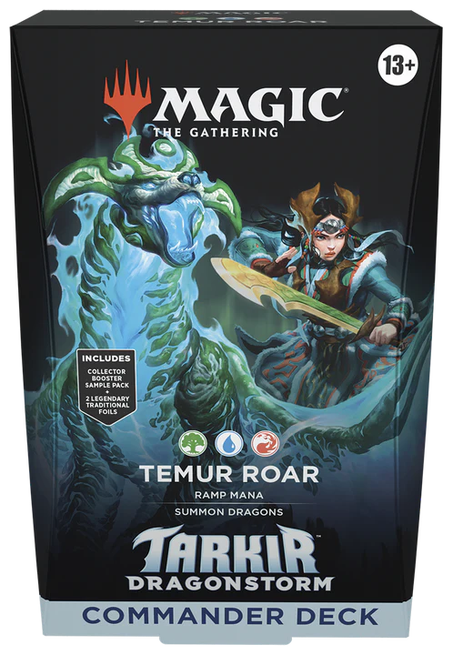 Magic The Gathering: Tarkir Dragonstorm Commander Deck - Temur Roar - Loaded Dice