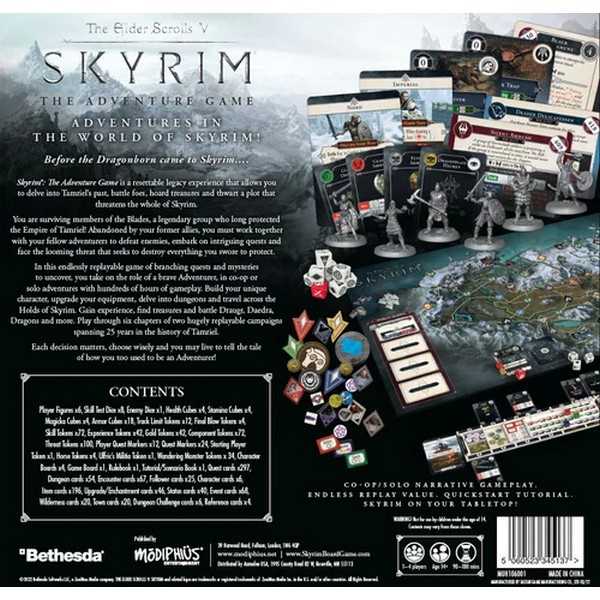 The Elder Scrolls: Skyrim - Adventure Board Game - Loaded Dice Barry Vale of Glamorgan CF64 3HD