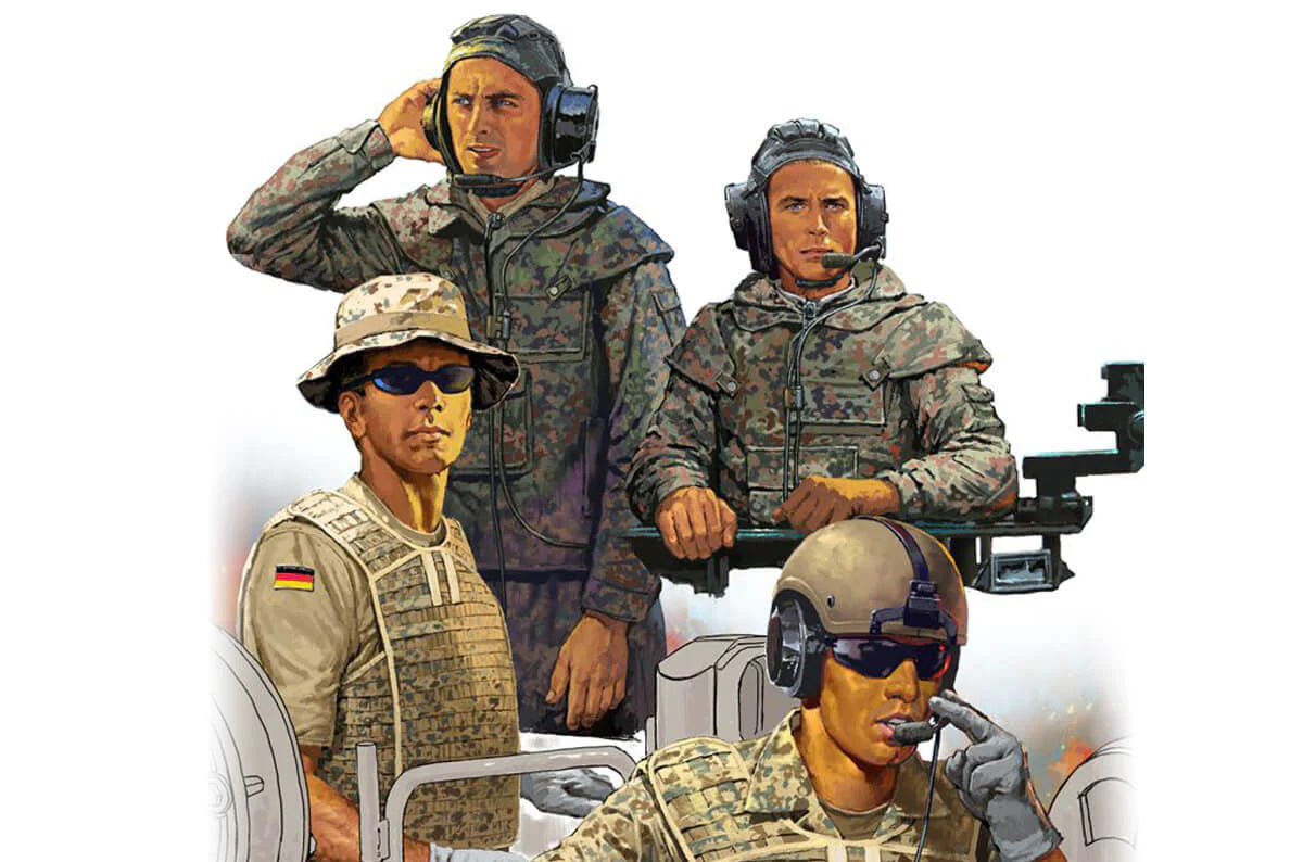 MENG 1/35 Modern German Tank Crew - Loaded Dice