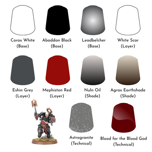 Black Templars: Starter Paint Bundle - Loaded Dice