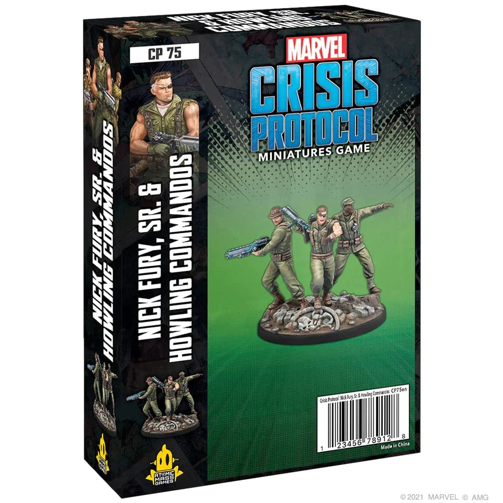 Marvel Crisis Protocol: Nick Fury Sr and Howling Commandos - Loaded Dice Barry Vale of Glamorgan CF64 3HD
