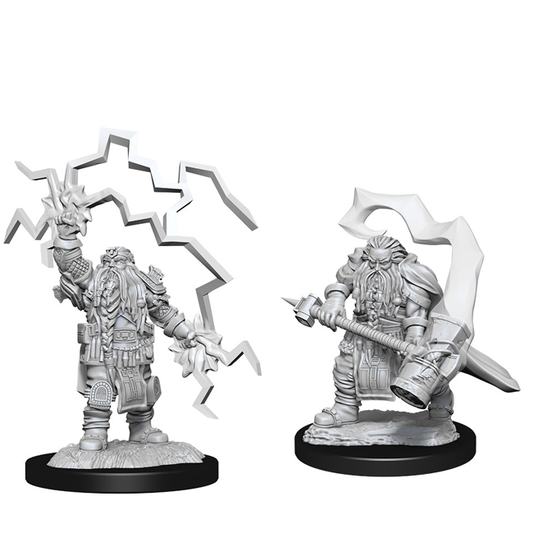 Dwarf Cleric Male: D&D Nolzur's Marvelous Unpainted Miniatures (W14) - Loaded Dice