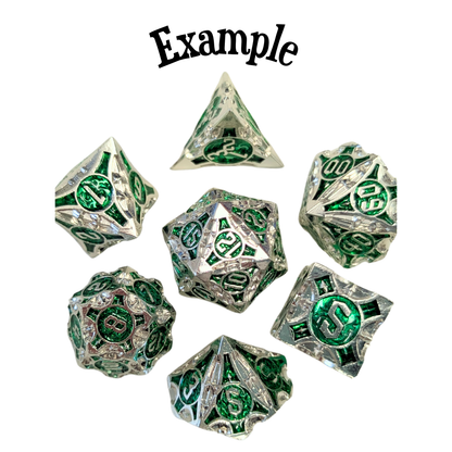 Metal Mystery Dice Set - Loaded Dice