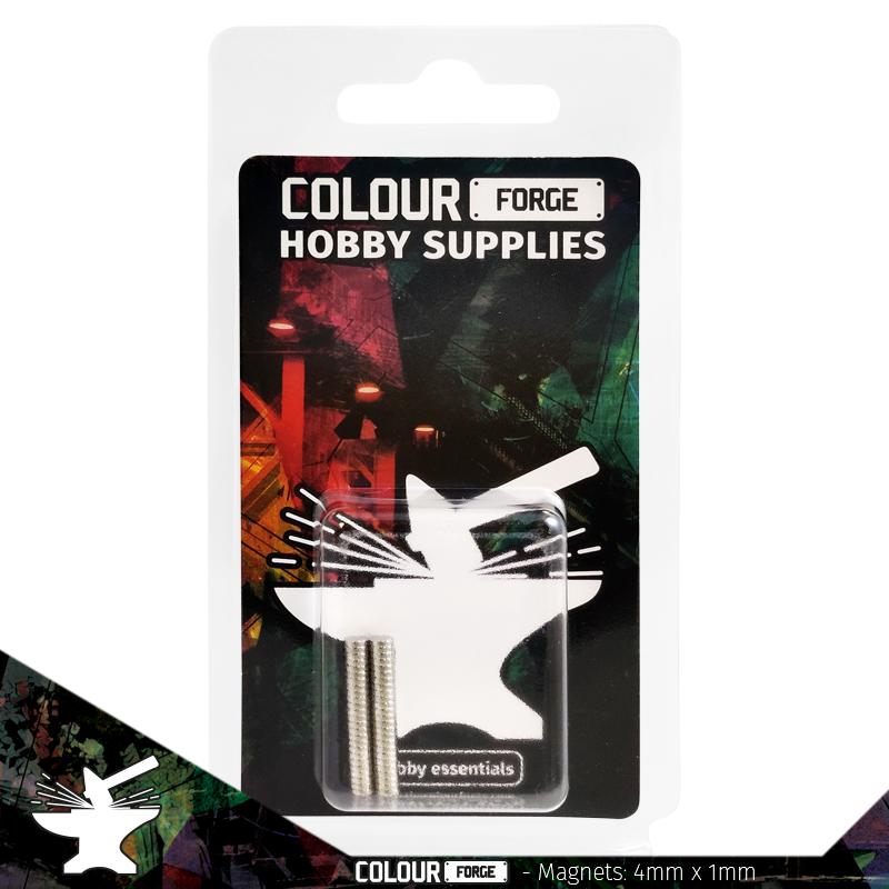Colour Forge 4x1mm Neodymium Magnets (N35) (50)