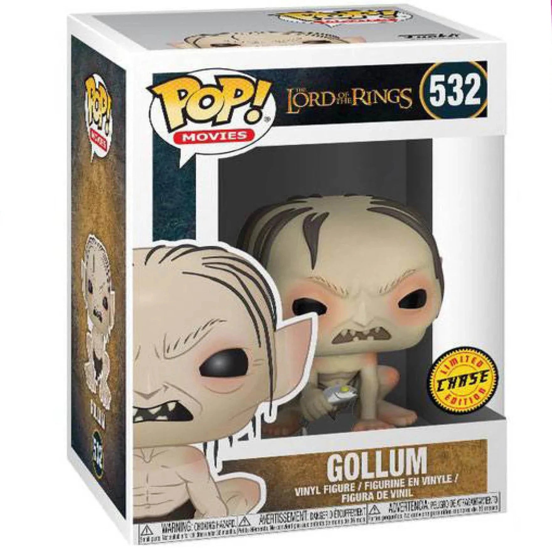 Lord of the Rings Funko POP! Gollum 9cm & Chase Variant (532) - Loaded Dice