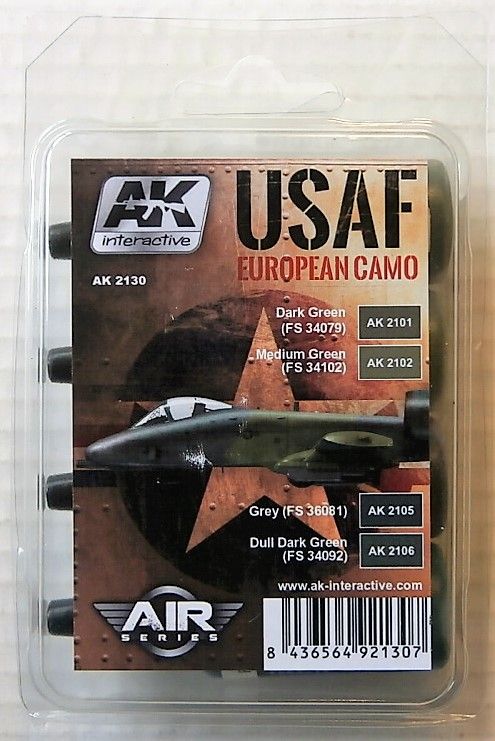 AK Interactive USAF EUROPEAN CAMO COLOURS