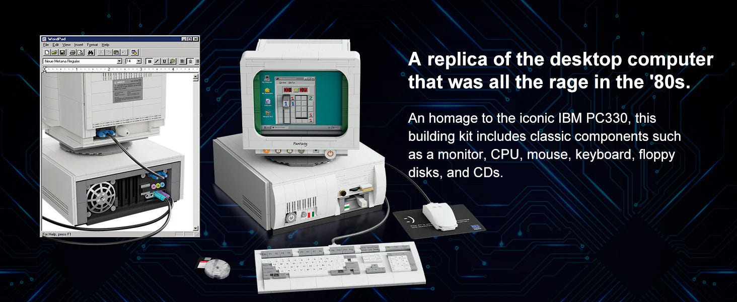 Pantasy Retro 90s Desktop PC - 1634 pcs - PA85005