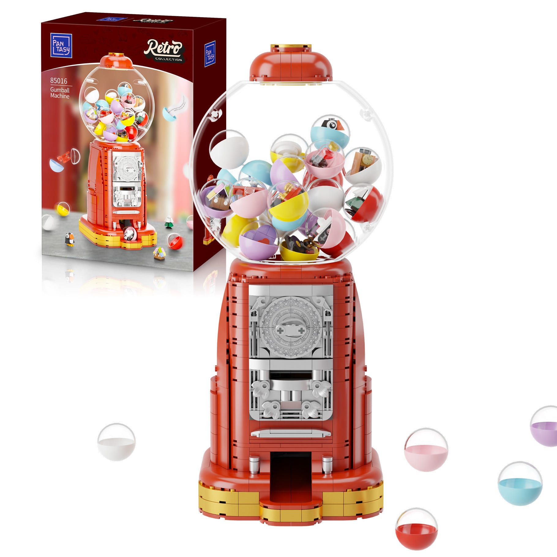 Pantasy Retro Gumball Machine - 936 pcs - PA85016