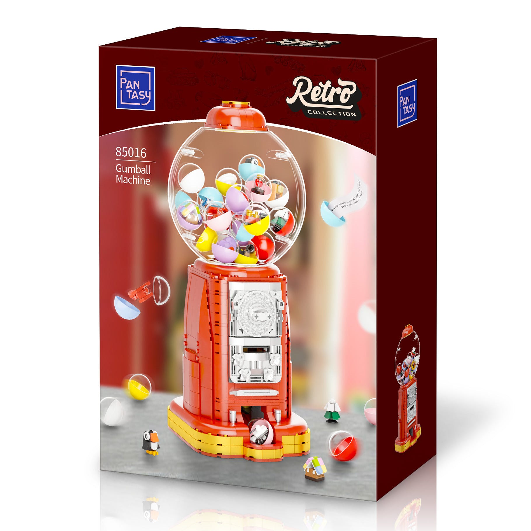 Pantasy Retro Gumball Machine - 936 pcs - PA85016