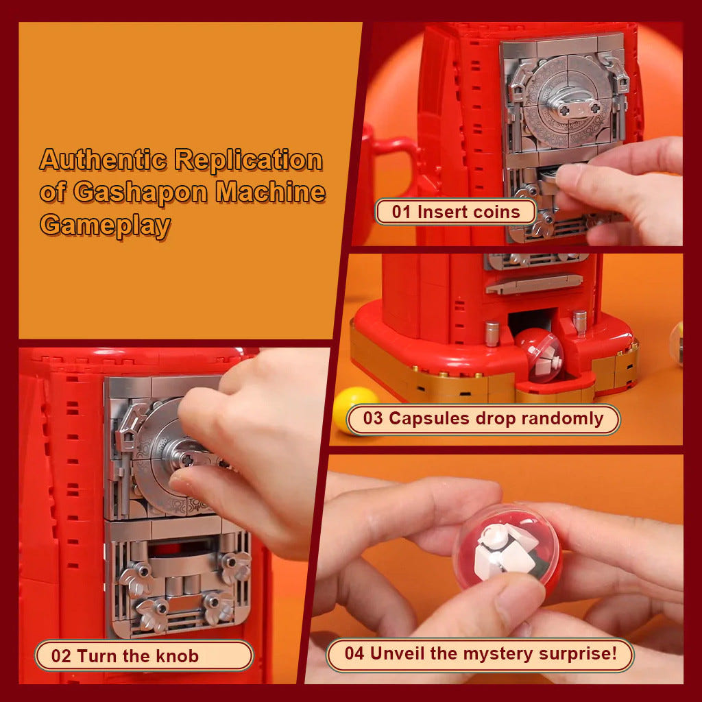 Pantasy Retro Gumball Machine - 936 pcs - PA85016