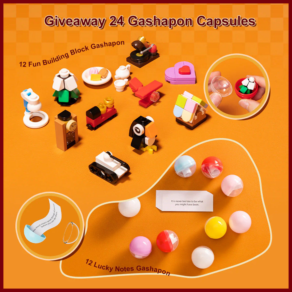 Pantasy Retro Gumball Machine - 936 pcs - PA85016