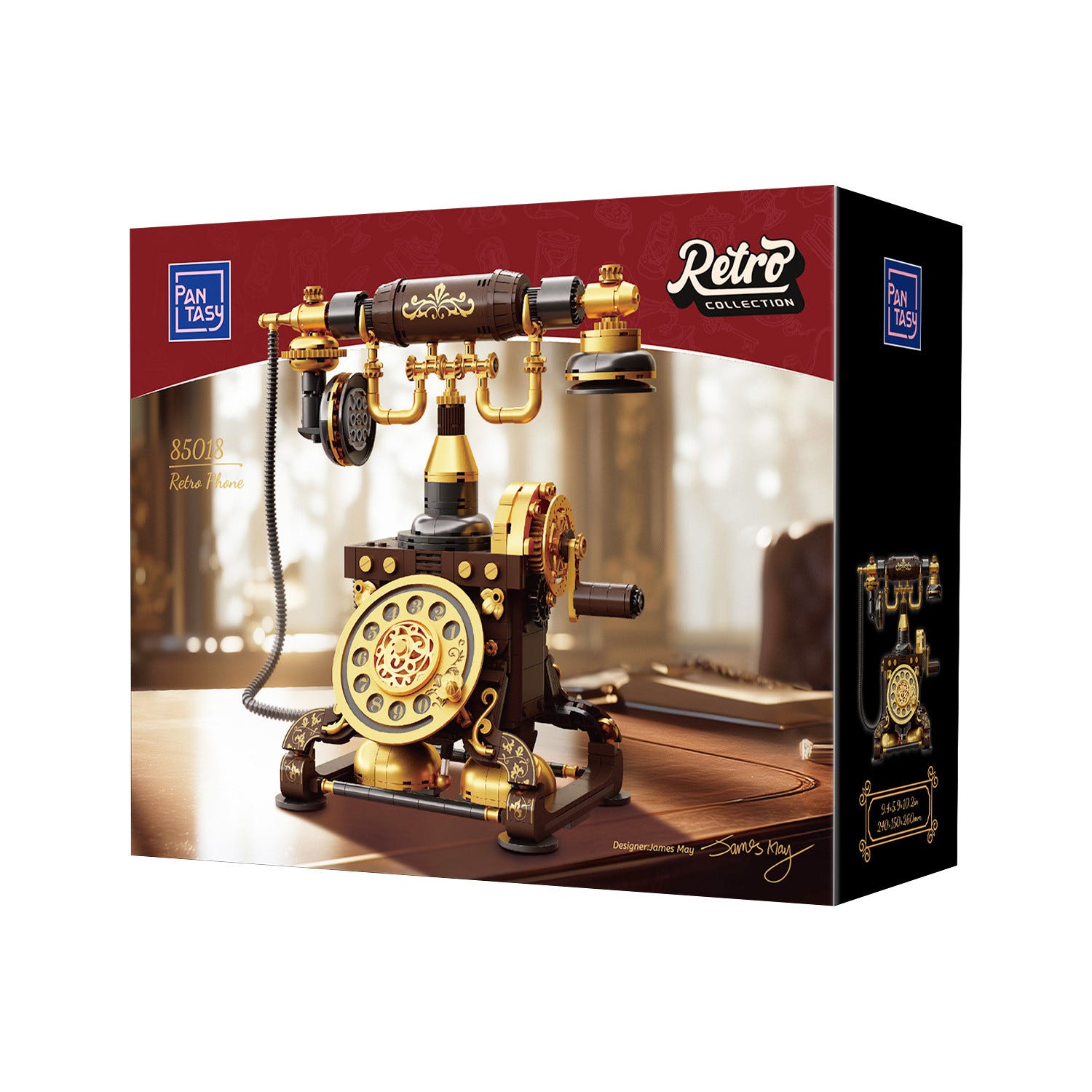 Pantasy Retro Rotary Telephone - 766 pcs - PA85018