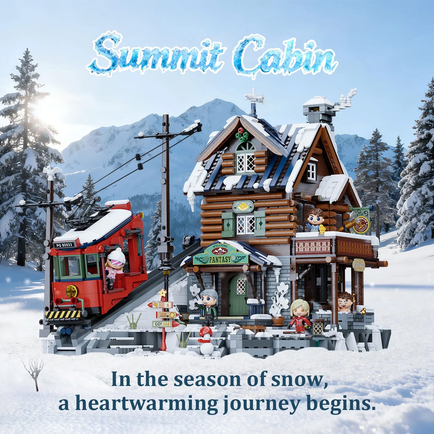 Pantasy Mountain Summit Ski Cabin - 3135 pcs - PA85033