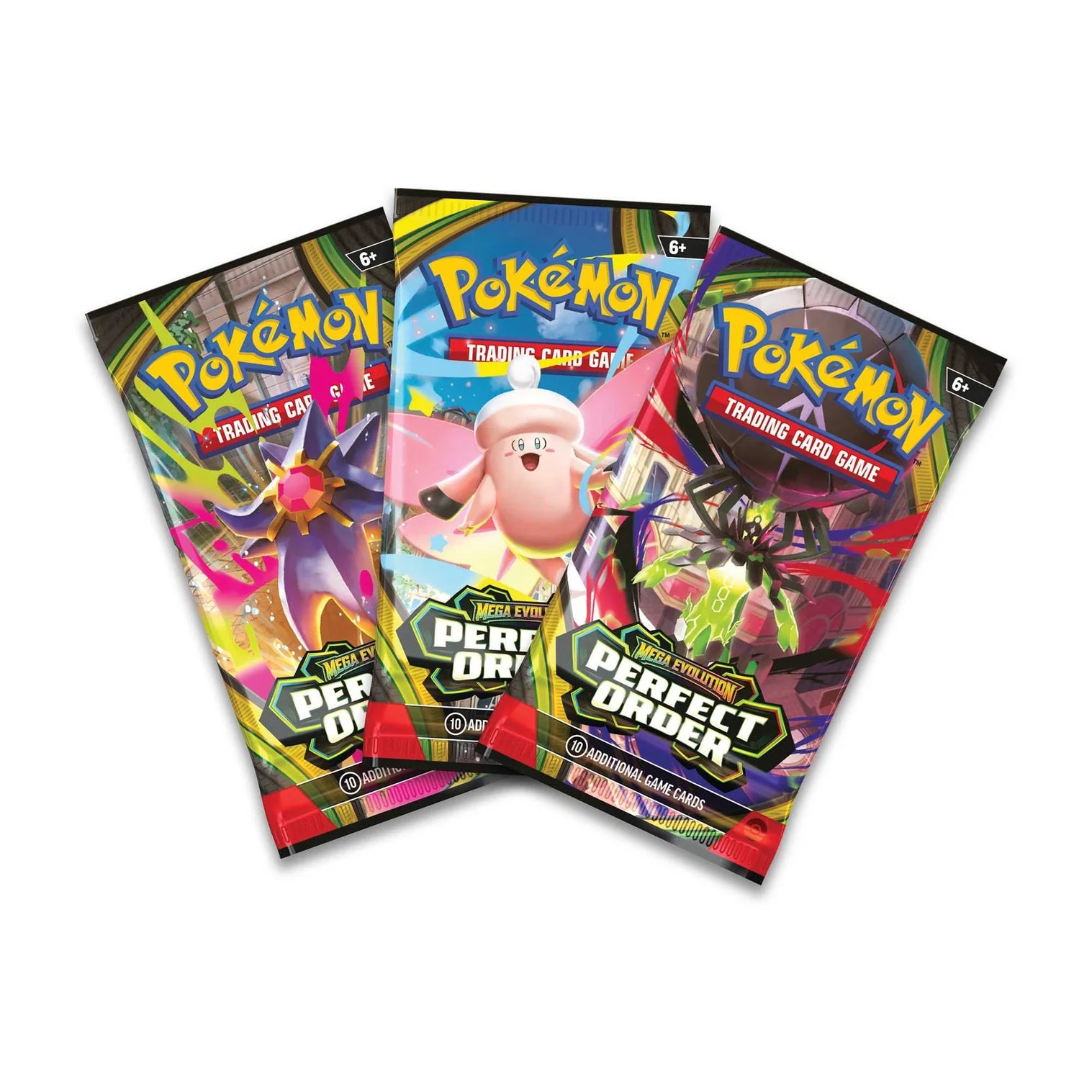 Pokemon TCG: Mega Evolution Perfect Order - 3 Pack - Loaded Dice