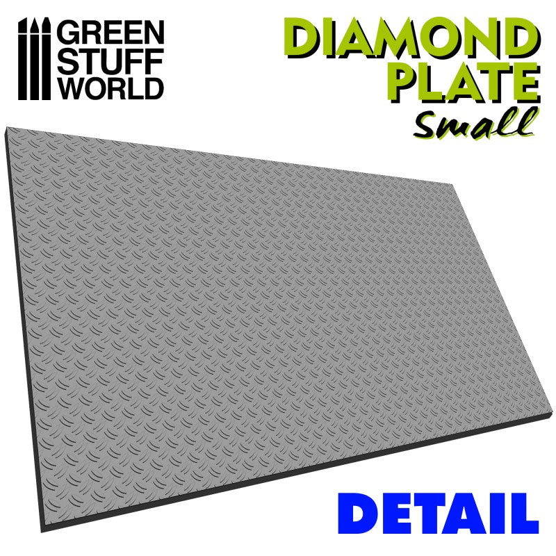 Green Stuff World Rolling Pin Diamond Plate - Small - Loaded Dice