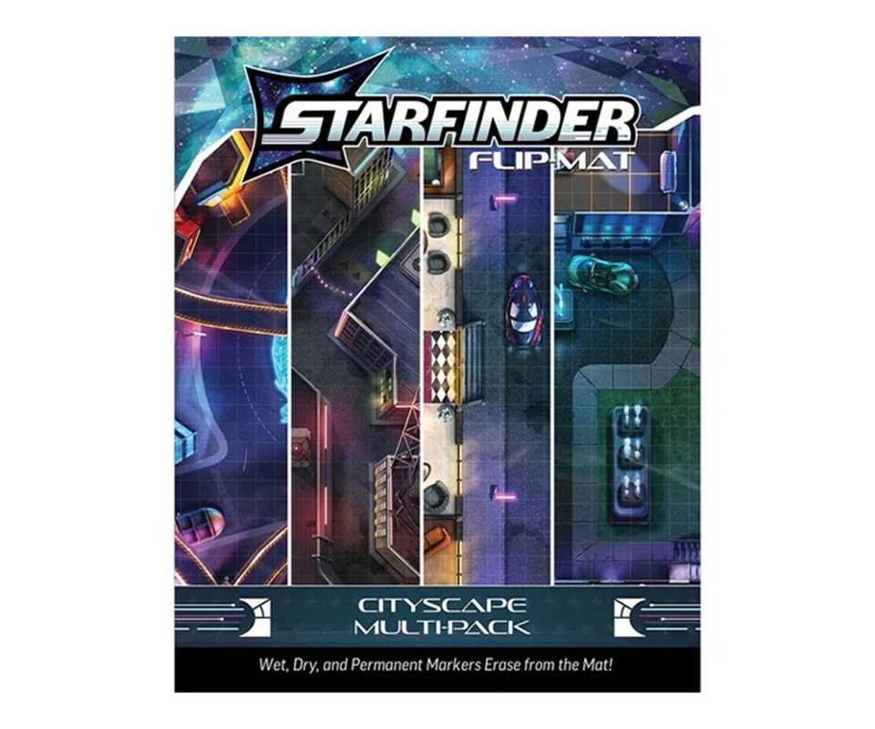 Starfinder Flip-Mat: Cityscape Multi-Pack - Loaded Dice