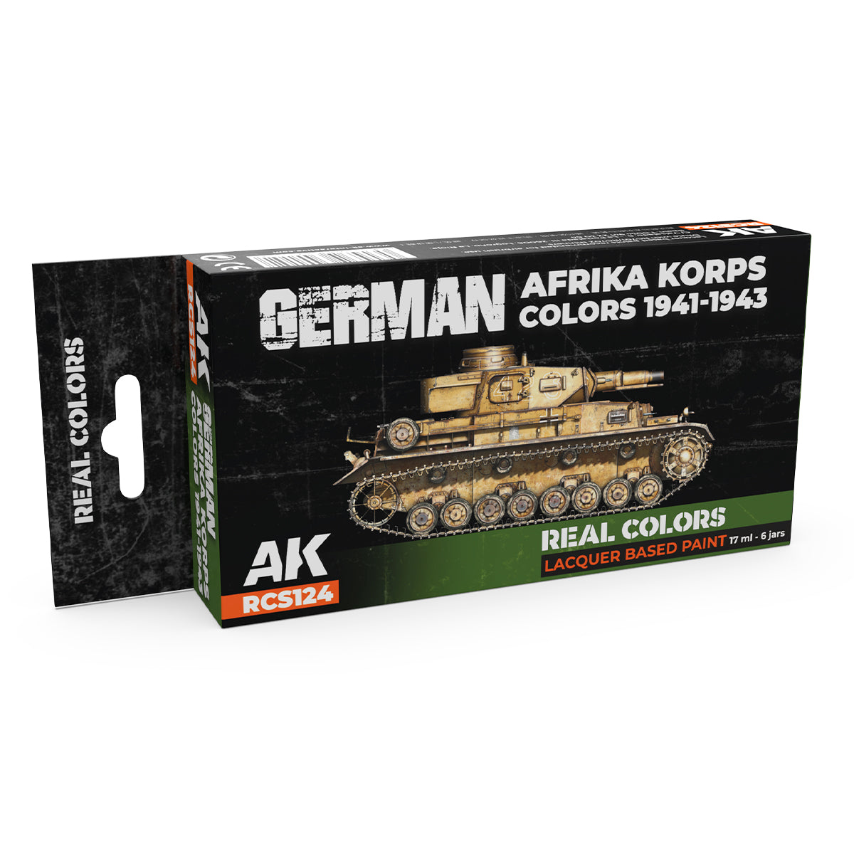AK Interactive Real Colors - German Afrika Korps 1941-1943 Set (RCS124) - Loaded Dice