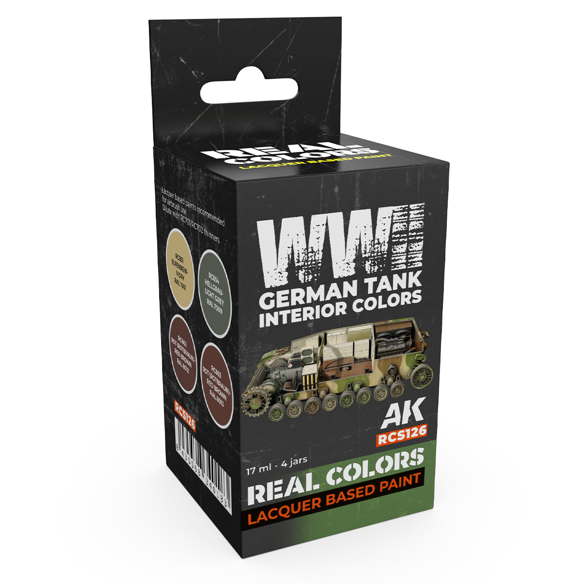 AK Interactive Real Colors - WWII German Tank Interior Set (RCS126) - Loaded Dice