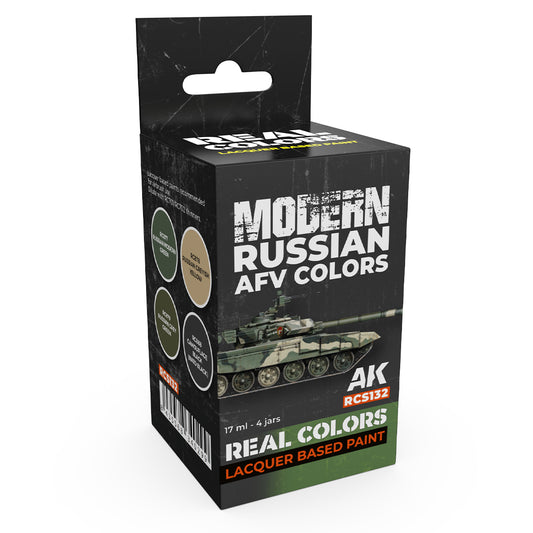 AK Interactive Real Colors - Modern Russian AFV Colors Set (RCS132) - Loaded Dice