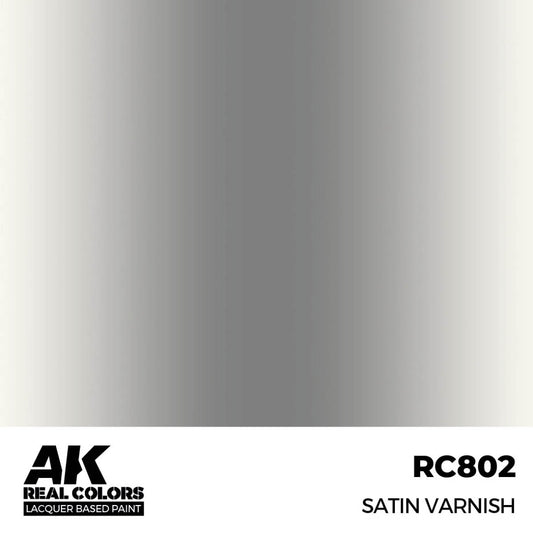 AK Interactive Real Colors - Satin Varnish 17ml. (RC802) - Loaded Dice