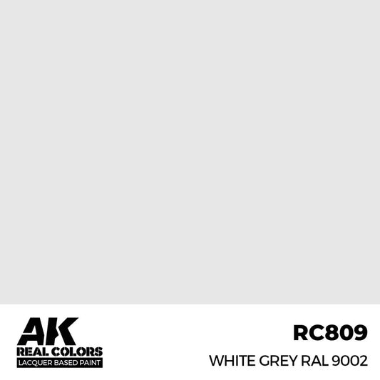 AK Interactive Real Colors - White Grey RAL 9002 17ml. (RC809) - Loaded Dice