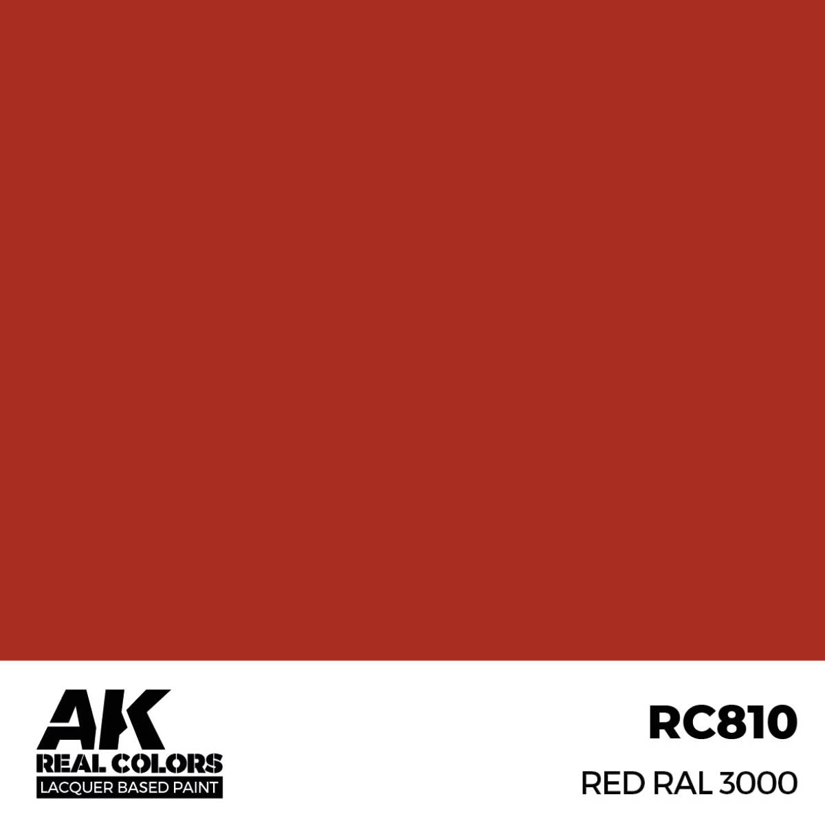 AK Interactive Real Colors - Red RAL 3000 17ml. (RC810) - Loaded Dice