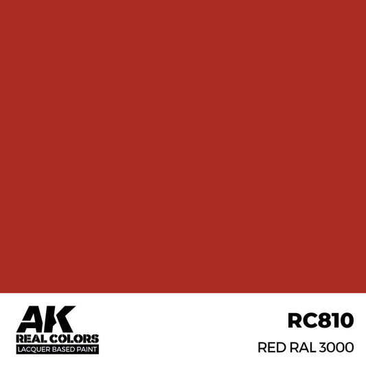AK Interactive Real Colors - Red RAL 3000 17ml. (RC810) - Loaded Dice