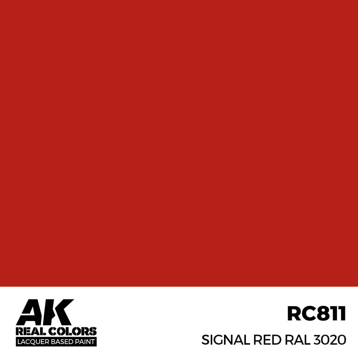 AK Interactive Real Colors - Signal Red RAL 3020 17ml. (RC811) - Loaded Dice