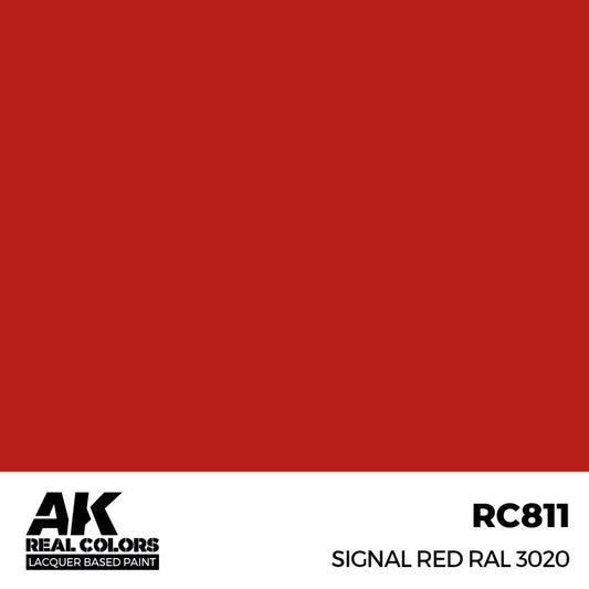 AK Interactive Real Colors - Signal Red RAL 3020 17ml. (RC811) - Loaded Dice