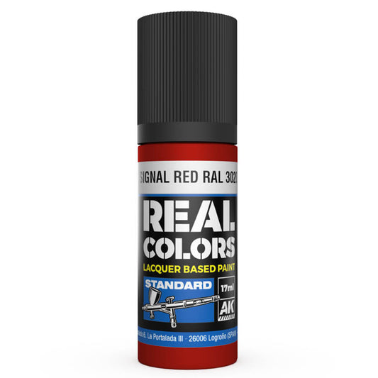 AK Interactive Real Colors - Signal Red RAL 3020 17ml. (RC811) - Loaded Dice