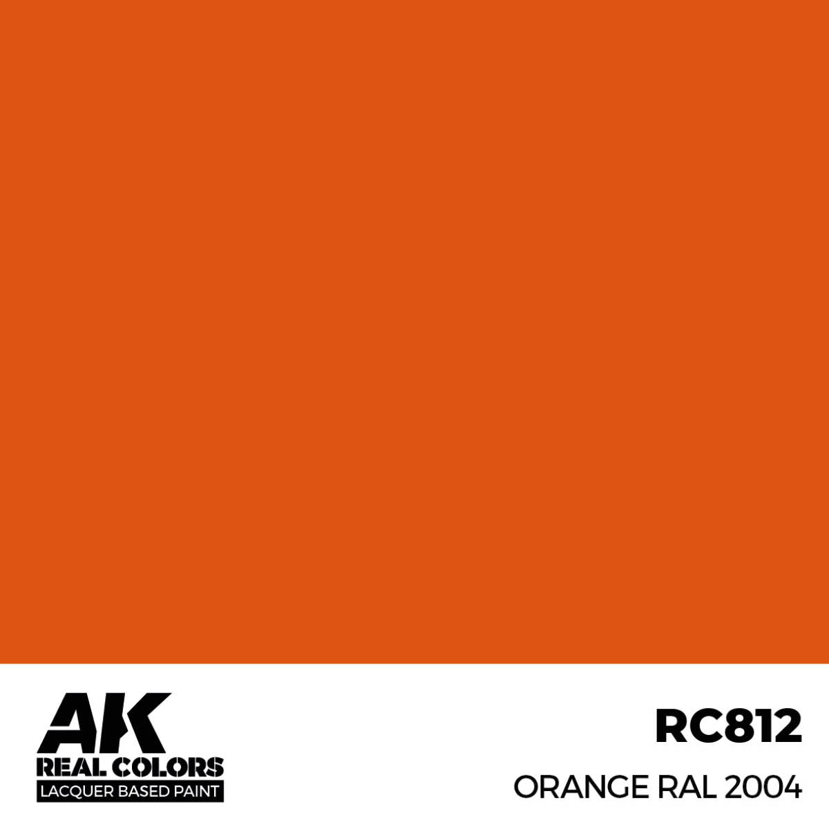 AK Interactive Real Colors - Orange RAL 2004 17ml. (RC812) - Loaded Dice