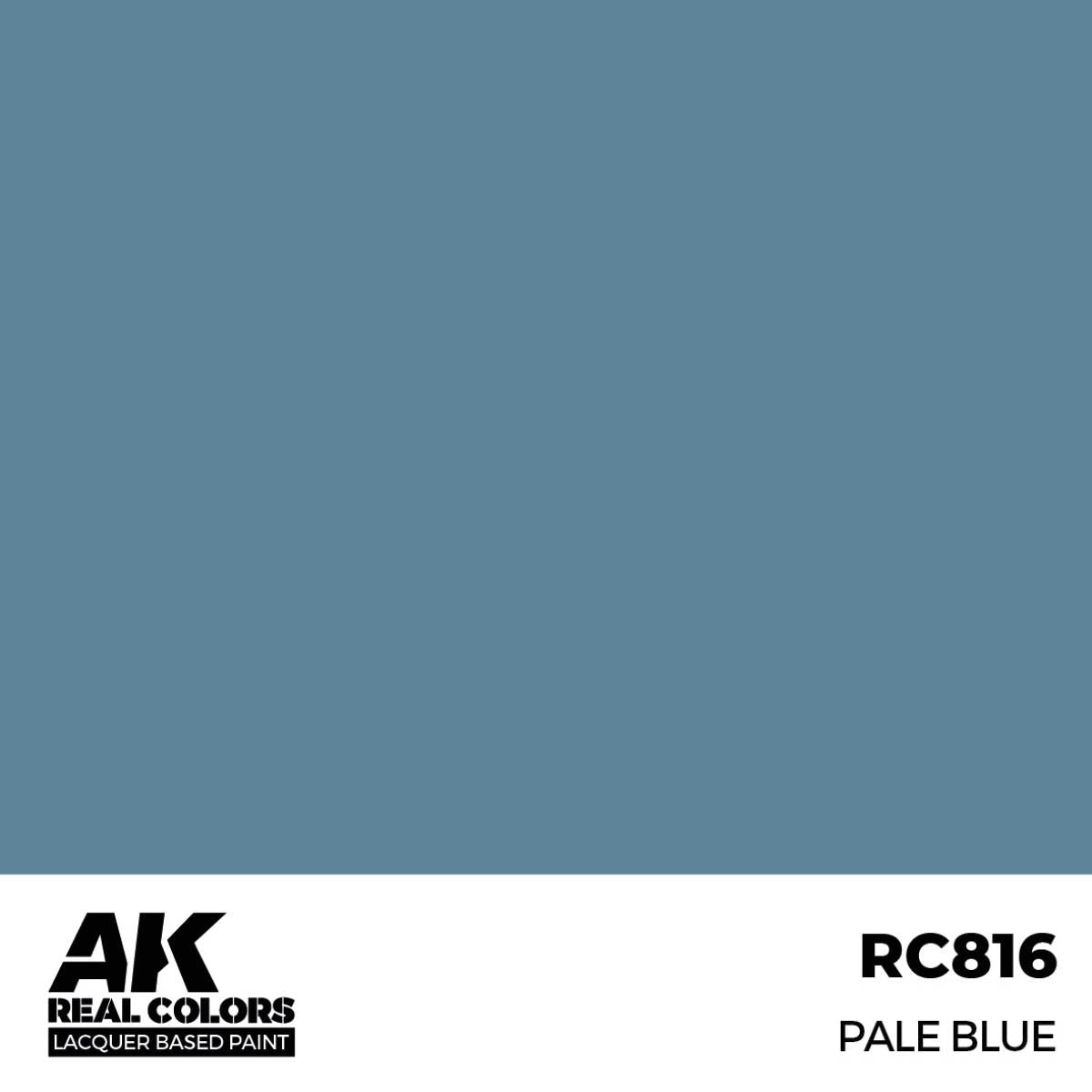 AK Interactive Real Colors - Pale Blue 17ml. (RC816) - Loaded Dice